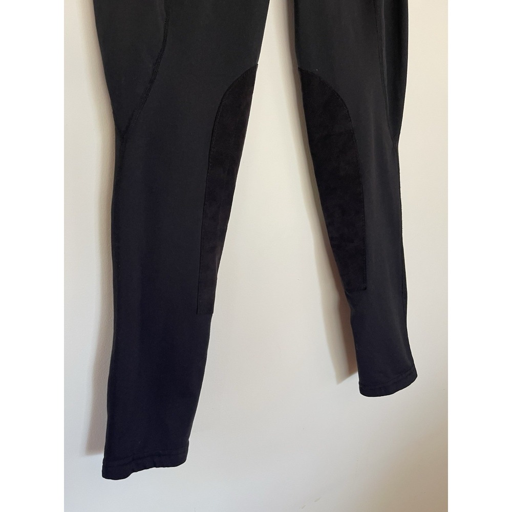 Kerrits Equestrian Tights Leggings Breeches Black No Fading Knee Patch Large